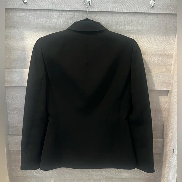 Tahari By Arthur S Levine - Womens Suit Blazer, Black, Notch Lapel, Size 2 - Picture 2 of 4